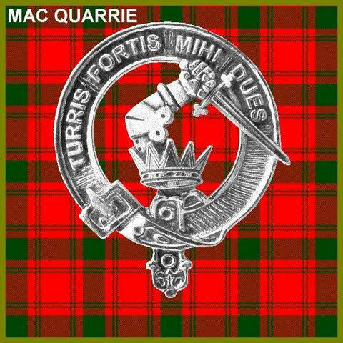 MacQuarrie Clan Crest Scottish Cap Badge CB02