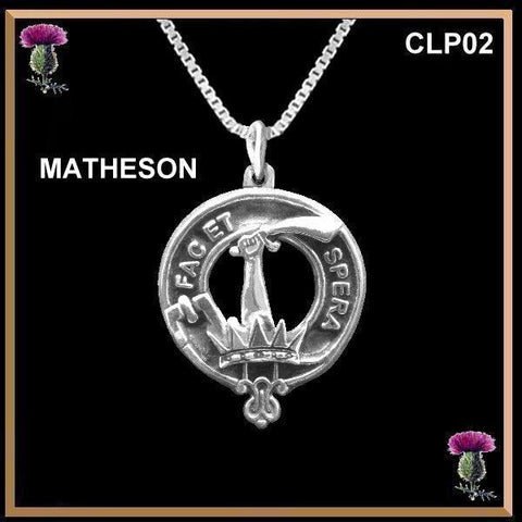 Matheson  Clan Crest Scottish Pendant CLP02
