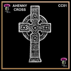 Ahenny Celtic Cross Pendant, Irish Cross