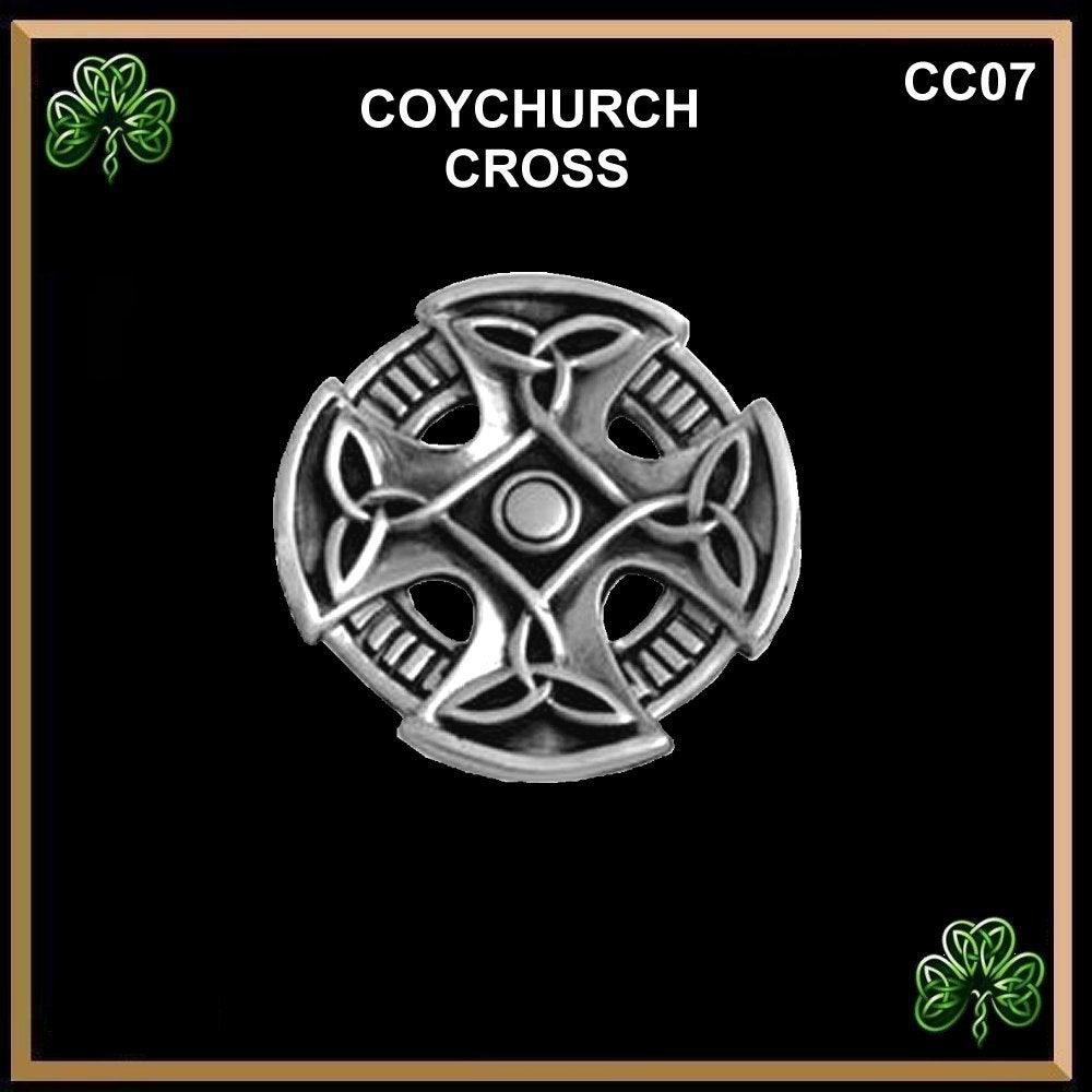 Coychurch Celtic Cross Pendant - Sterling Silver CC07