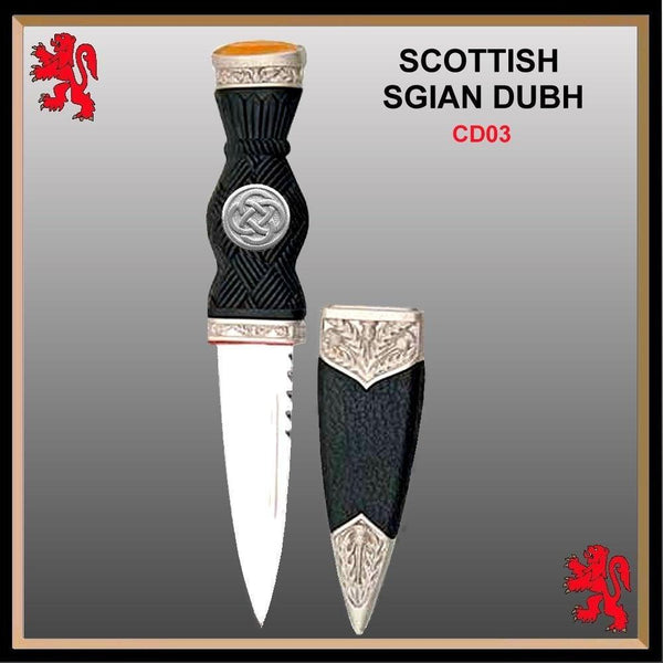 Celtic Interlace Knot Sgian Dubh CD03