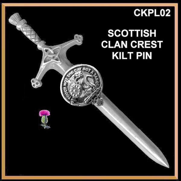 MacBain Clan Crest Kilt Pin, Scottish Pin ~ CKP02