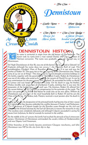 Dennistoun Scottish Clan History