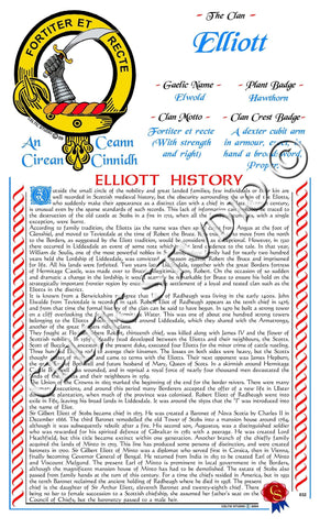 Elliott Scottish Clan History