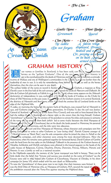 Graham Scottish Clan History