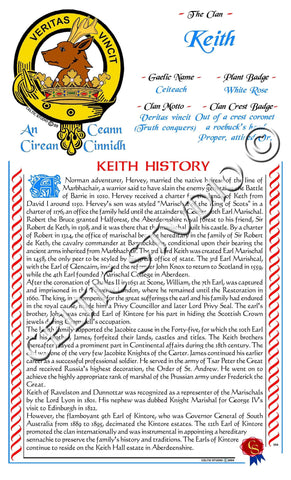 Keith Scottish Clan History