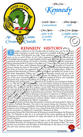 Kennedy Scottish Clan History