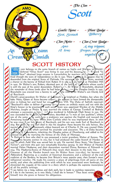 Scott Scottish Clan History