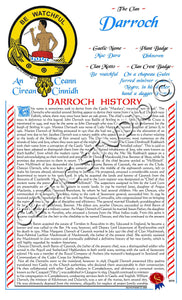 Darroch Scottish Clan History