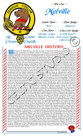 Melville Scottish Clan History