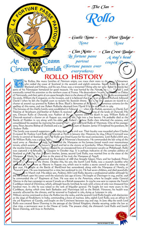 Rollo Scottish Clan History