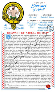 Stewart (Atholl) Scottish Clan History