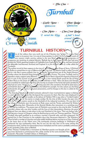 Turnbull Scottish Clan History