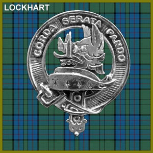 Lockhart Clan Crest Scottish Cap Badge CB02