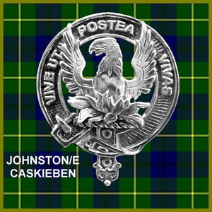 Johnston Caskieben Clan Crest Scottish Cap Badge CB02
