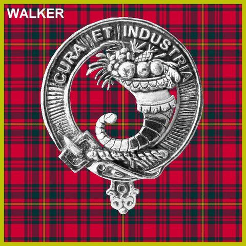 Walker Clan Crest Scottish Cap Badge CB02