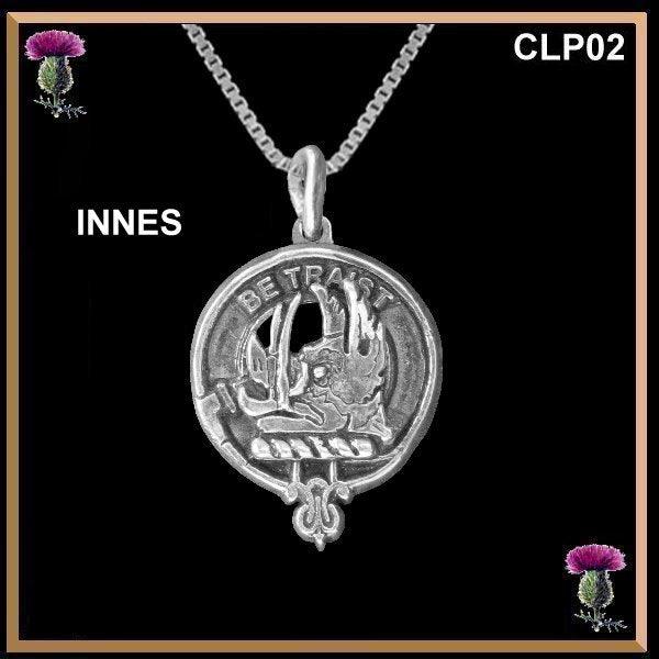 Innes Clan Crest Scottish Pendant  CLP02