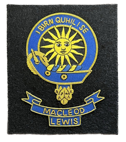MacLeod (Lewis) Scottish Clan Embroidered Crest