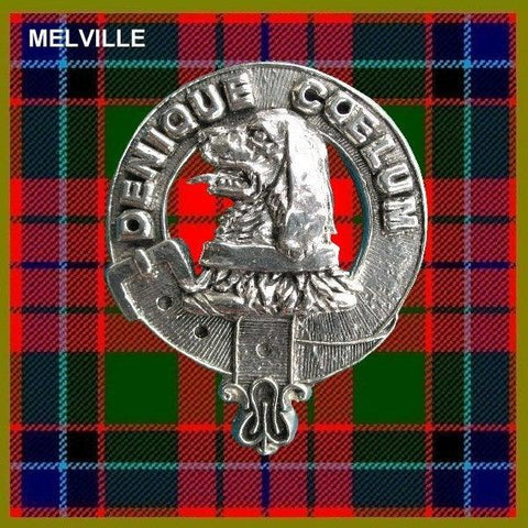 Melville  Clan Crest Scottish Pewter Cap Badge CB01