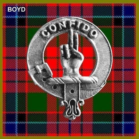 Boyd Clan Crest Scottish Pewter Cap Badge CB01