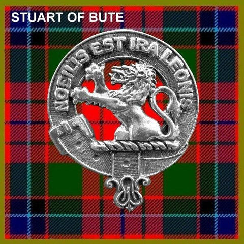 Stuart Clan Crest Scottish Pewter Cap Badge CB01