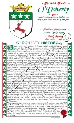 O'Doherty Irish Family History