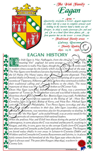 Eagan Irish Family History