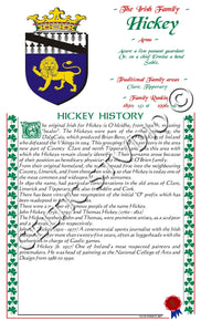 Hickey Irish Family History