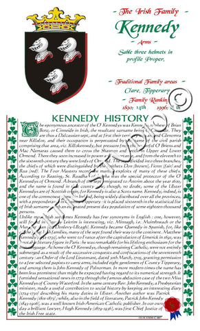 Kennedy Irish Family History
