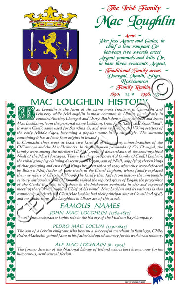 MacLoughlin Irish Family History