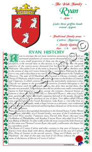 Ryan Irish Family History