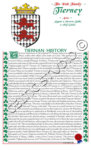 Tierney Irish Family History