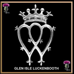 Glen Isle Luckenbooth Brooch - Sterling Silver