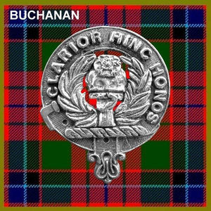 Buchanan Clan Crest Scottish Pewter Cap Badge CB01