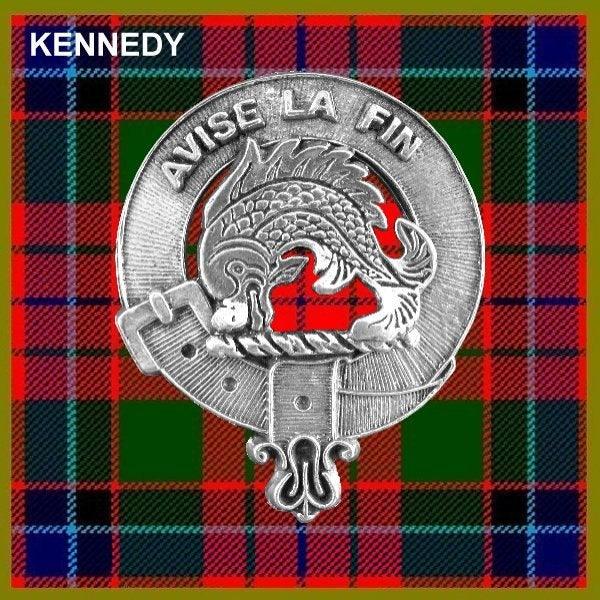 Kennedy Clan Crest Scottish Pewter Cap Badge CB01