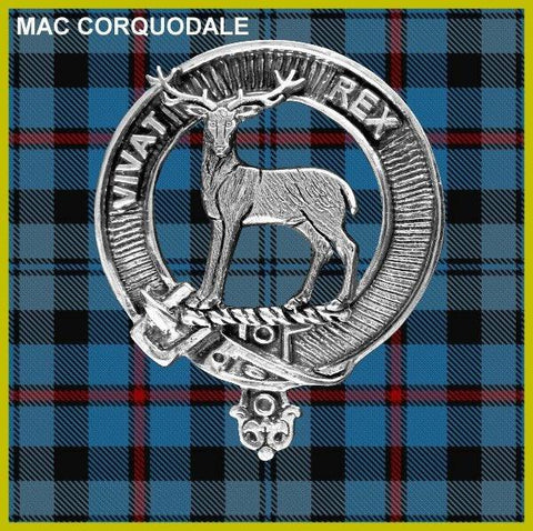 MacCorquodale Clan Crest Scottish Cap Badge CB02