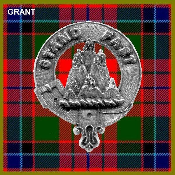 Grant Clan Crest Scottish Pewter Cap Badge CB01