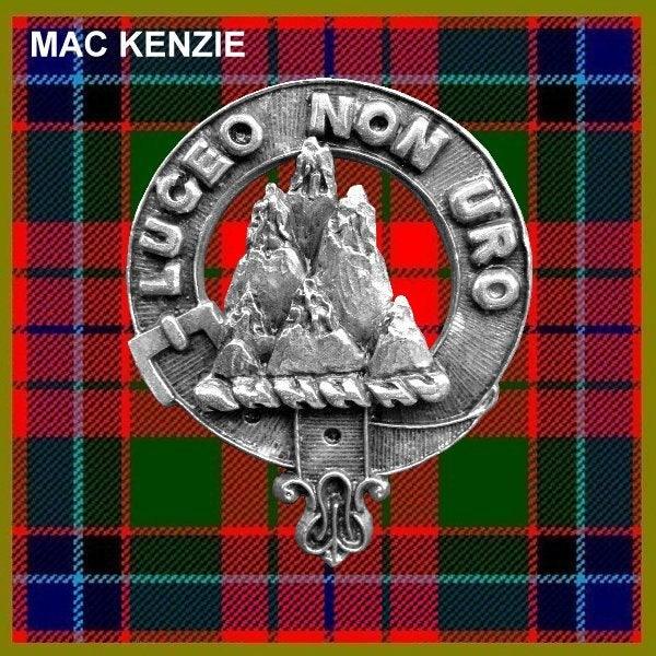 MacKenzie Clan Crest Scottish Pewter Cap Badge CB01