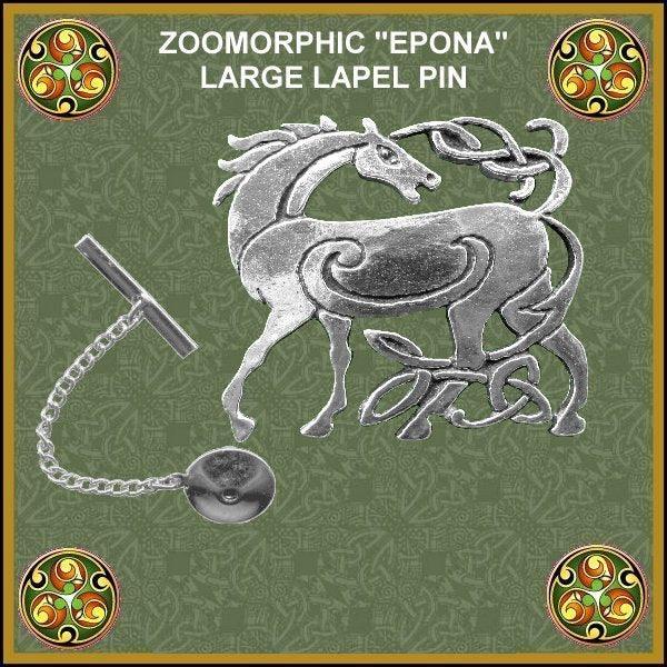 Epona Horse Lapel Pin, Celtic Tie Tack