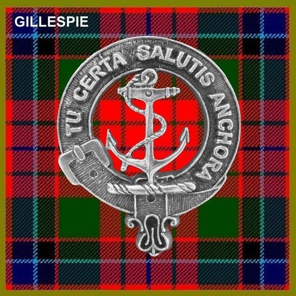 Gillespie Clan Crest Scottish Pewter Cap Badge CB01