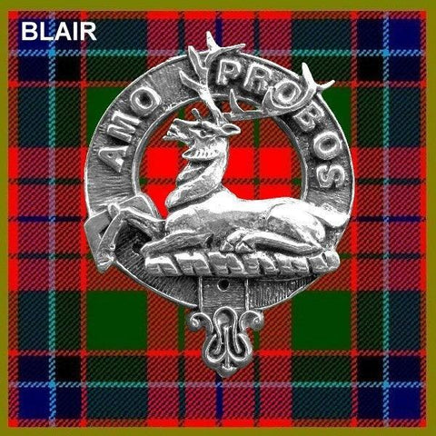 Blair Clan Crest Scottish Pewter Cap Badge CB01