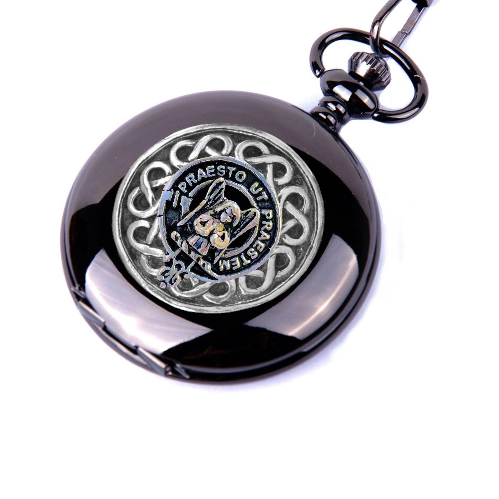 Preston Scottish Clan Crest Pocket Watch