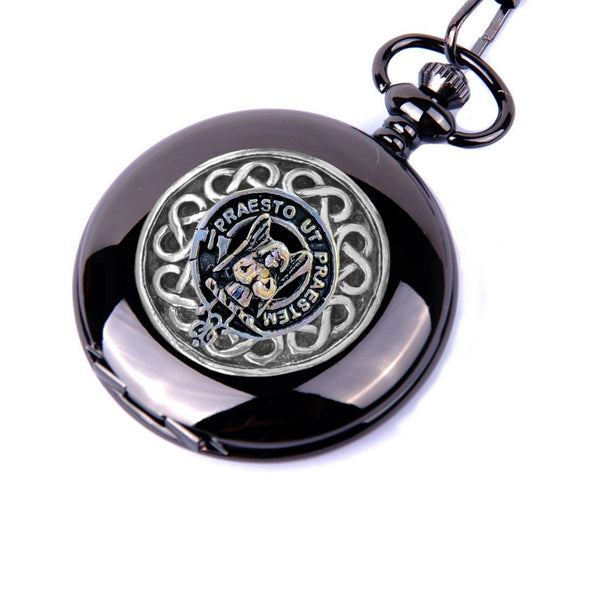 Preston Scottish Clan Crest Pocket Watch