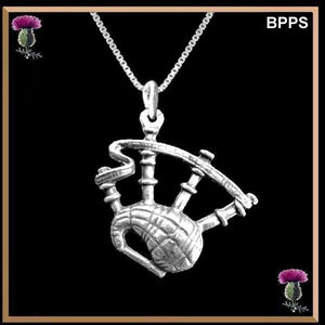 Bagpipe Scottish Pendant, Scotlands Instrument BPPS