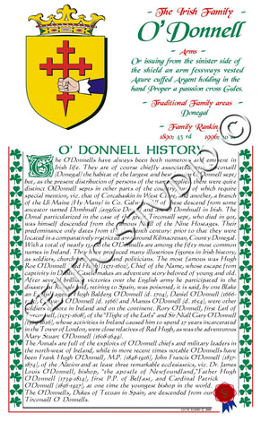 O'Donnell Irish Family History