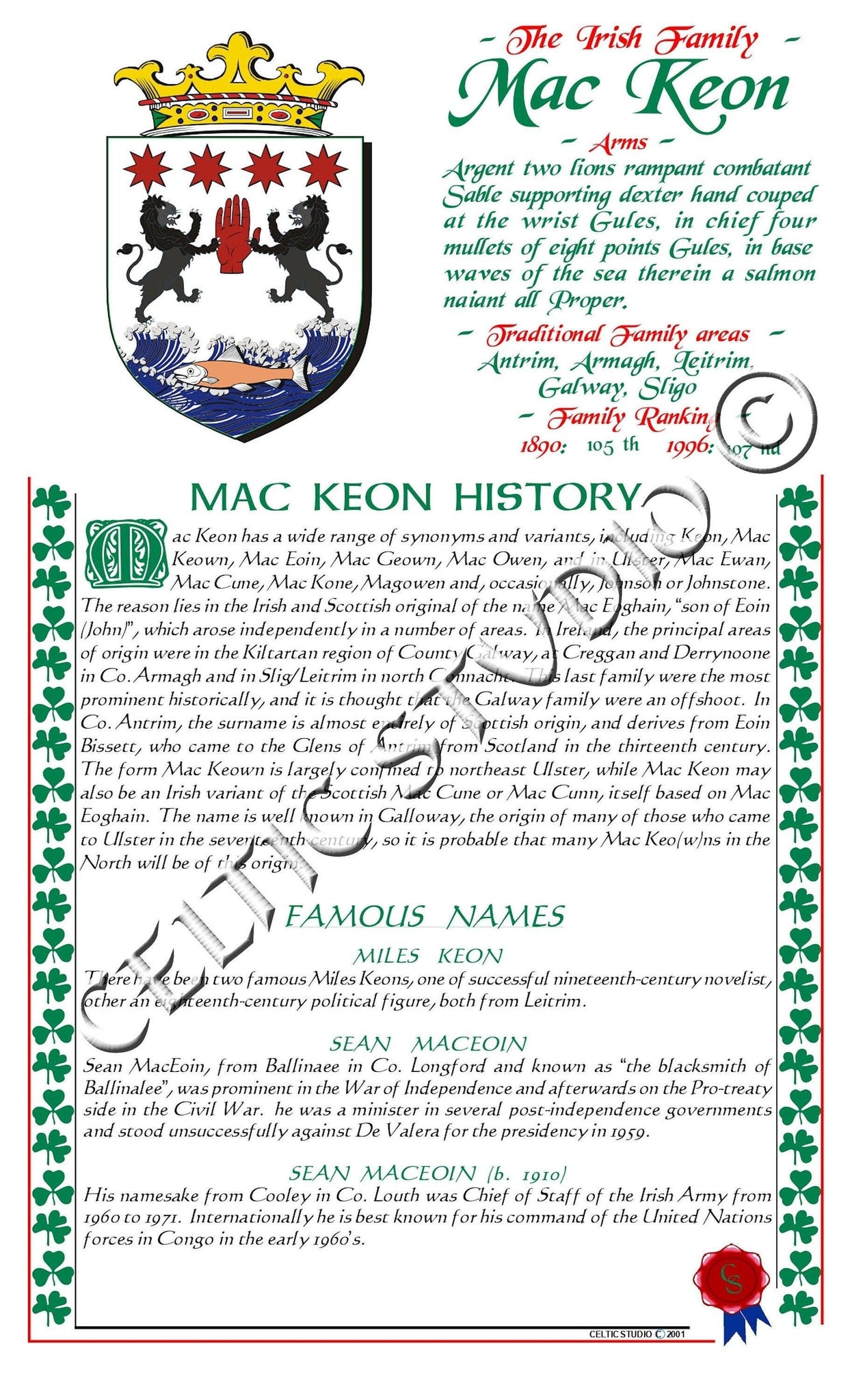 McKeown Irish Family History