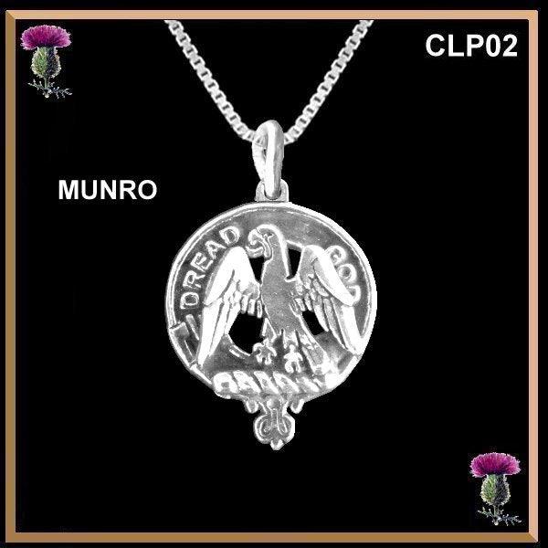 Munro Clan Crest Scottish Pendant CLP02
