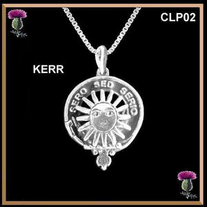 Kerr Clan Crest Scottish Pendant  CLP02