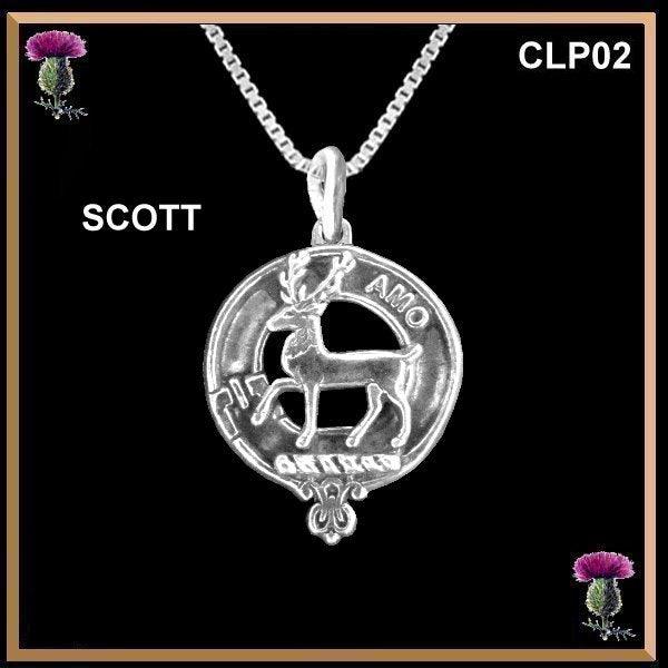 Scott  Clan Crest Scottish Pendant CLP02