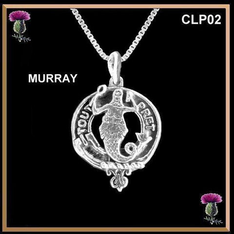 Murray  Clan Crest Scottish Pendant CLP02